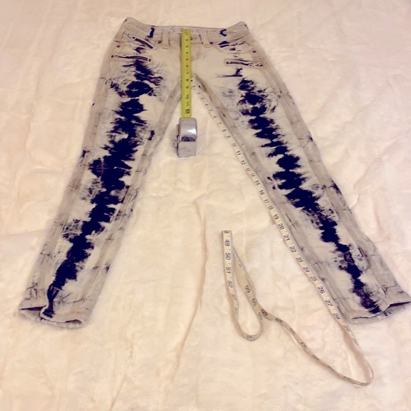 Rock Revival Moto Jeans Cladelle Size 24 New without Tags Exc Condition - Picture 6 of 16